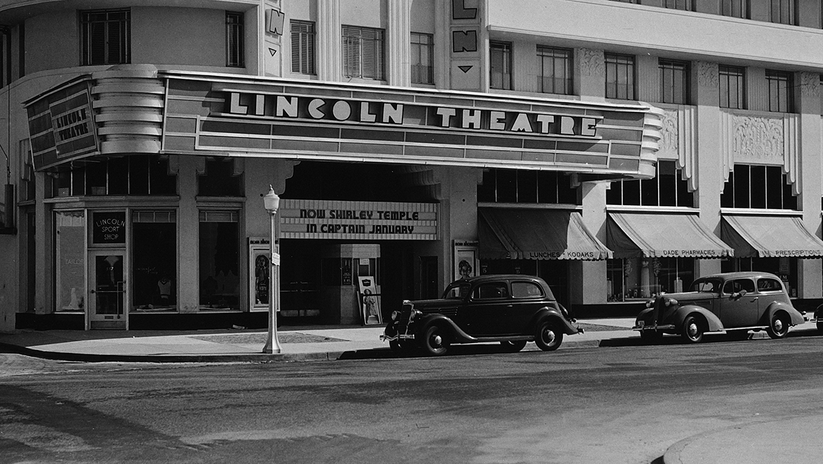 Original 1936 Lincoln Theatre Exterior