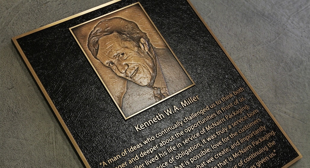 Custom Memorial Plaques - Bronze, Glass, Stainless