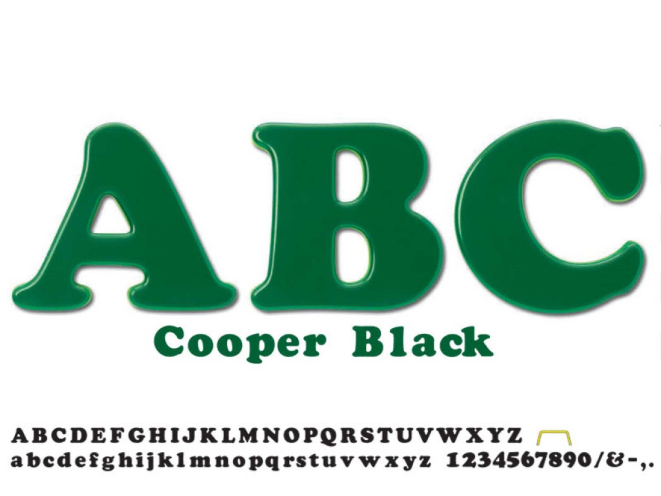 Formed_Plastic_Leters_Cooper Black LARGE