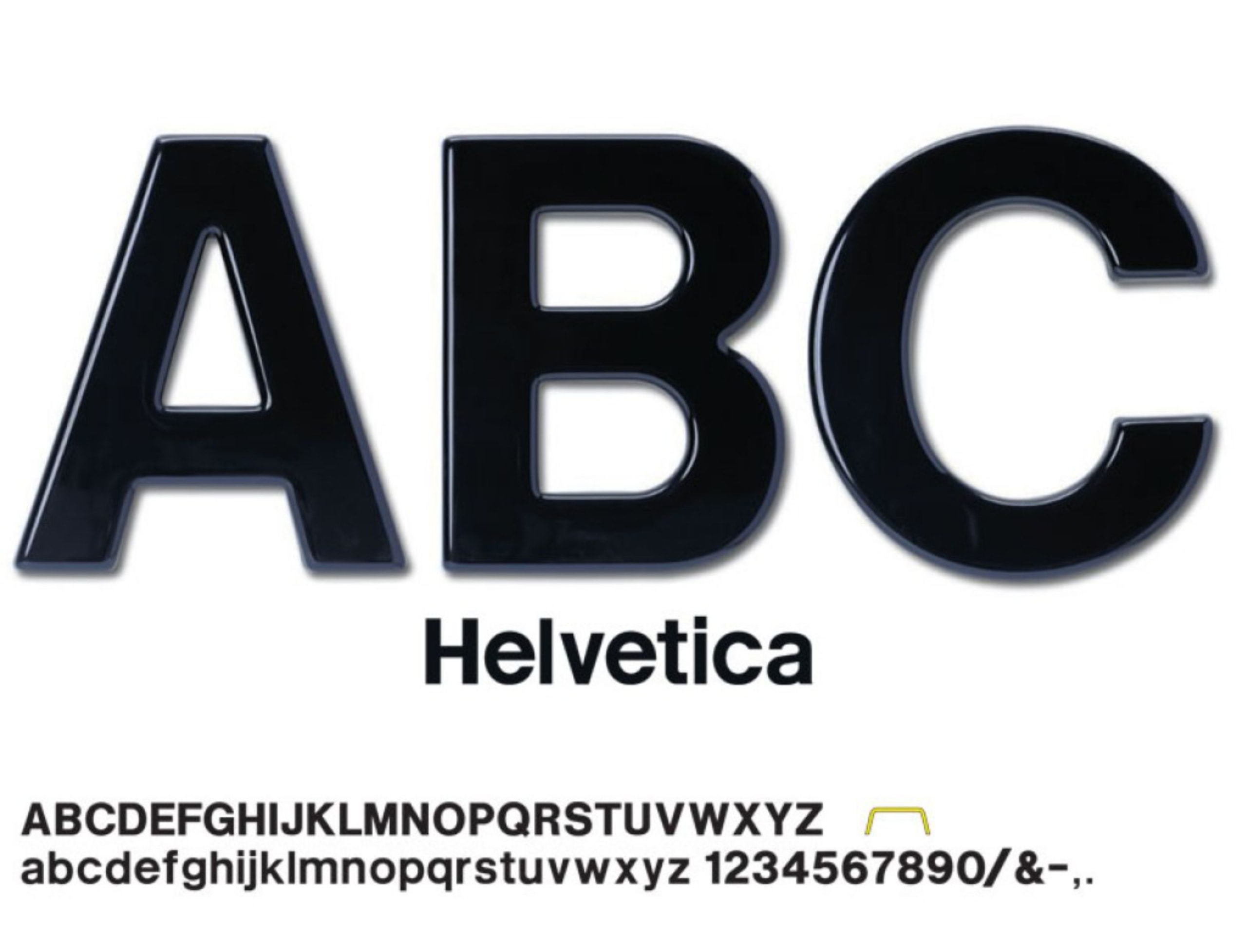 Formed_Plastic_Leters_Helvetica LARGE