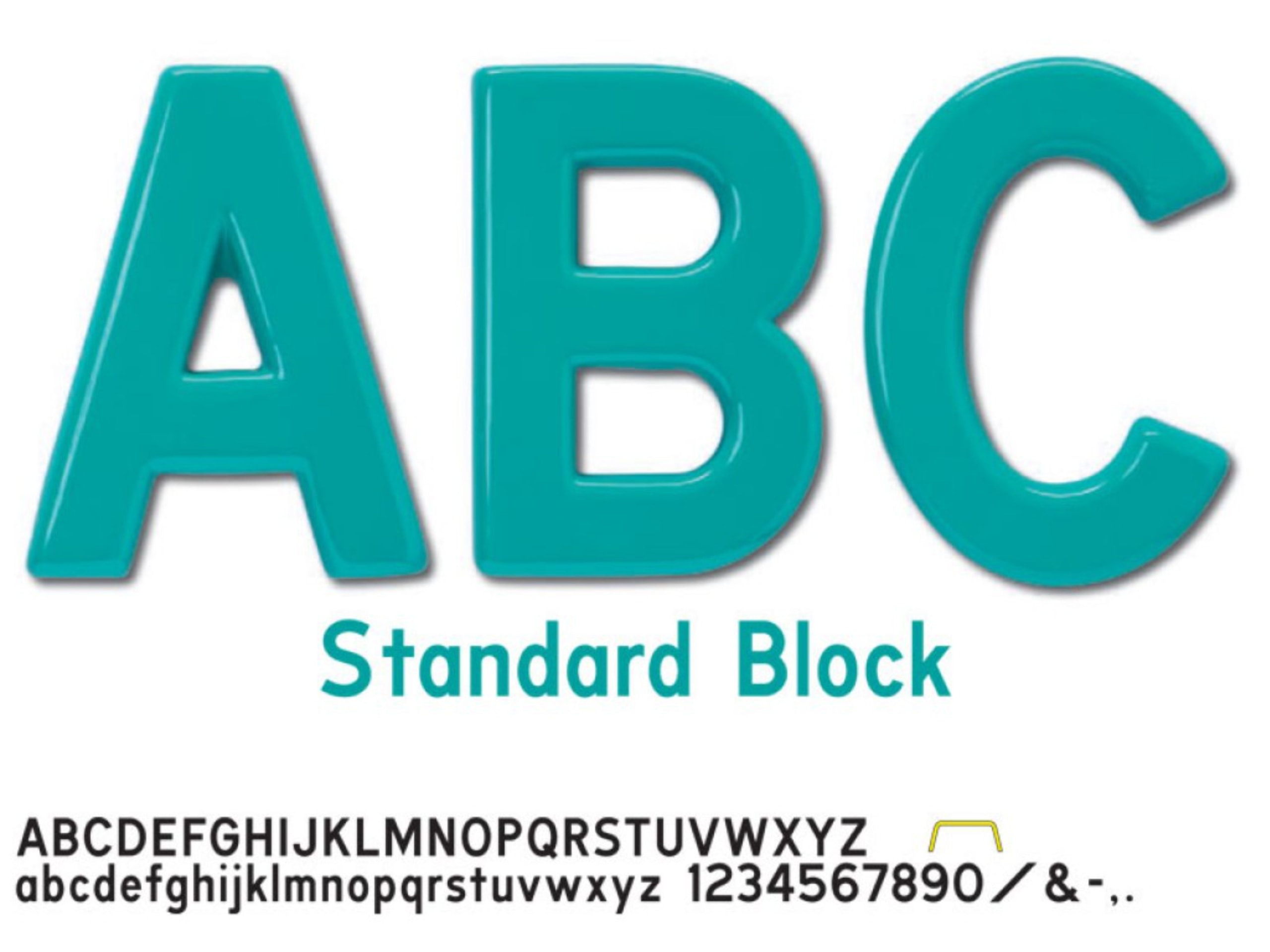 Formed_Plastic_Leters_Standard Block LARGE