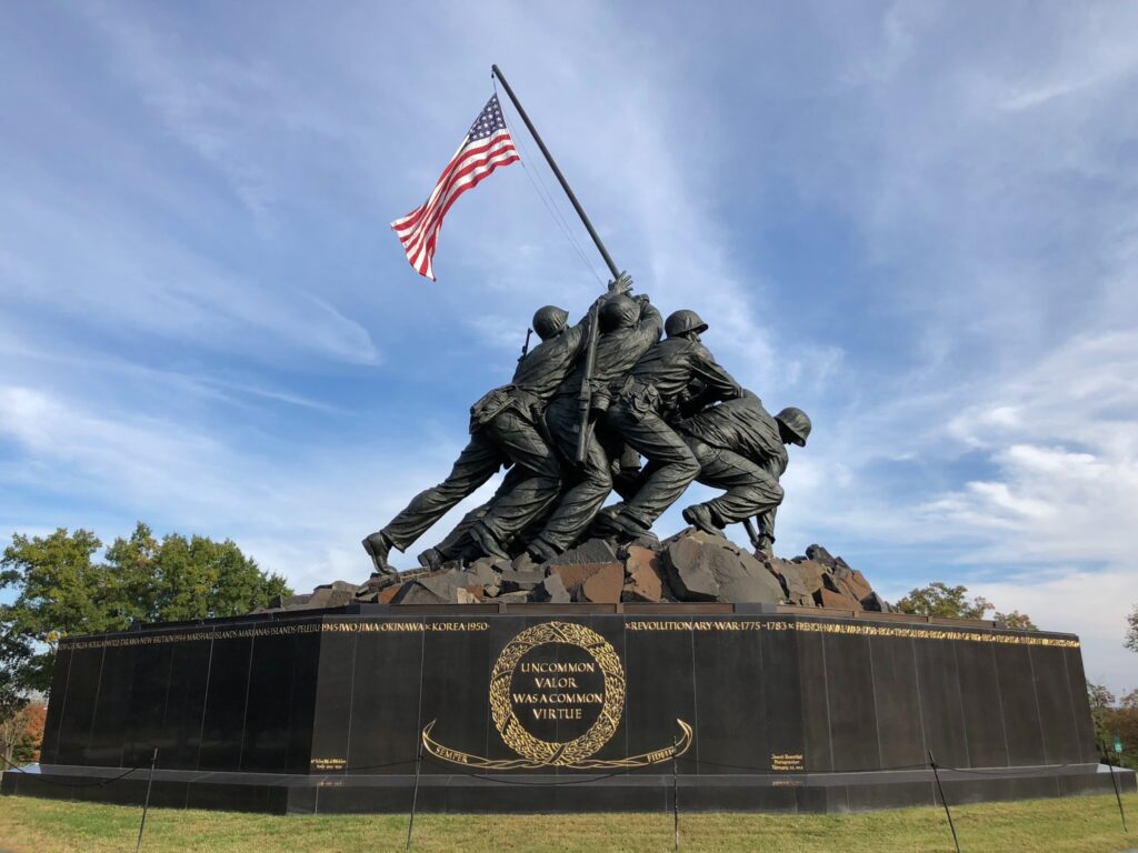 The United States Marine Corps War Memorial (Iwo Jima Memorial)