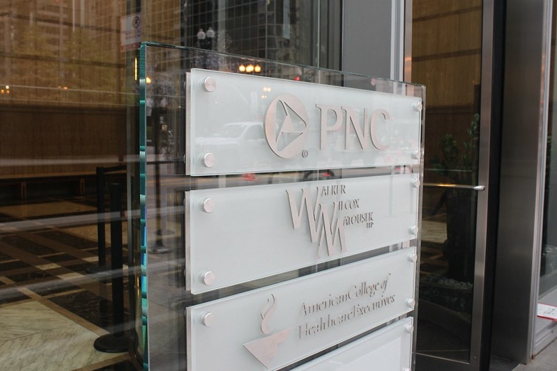 Glass Metal Letter Directory Outdoor
