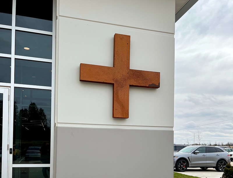 Corten Steel Sign