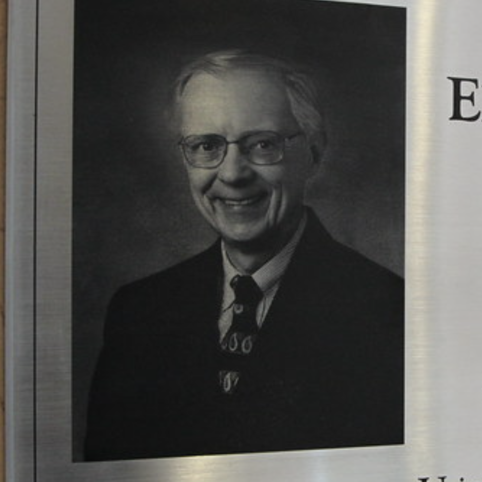 etched photo stainless plaque