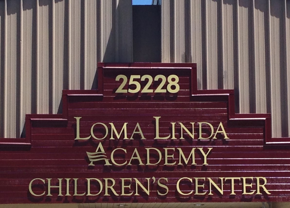Brass letters