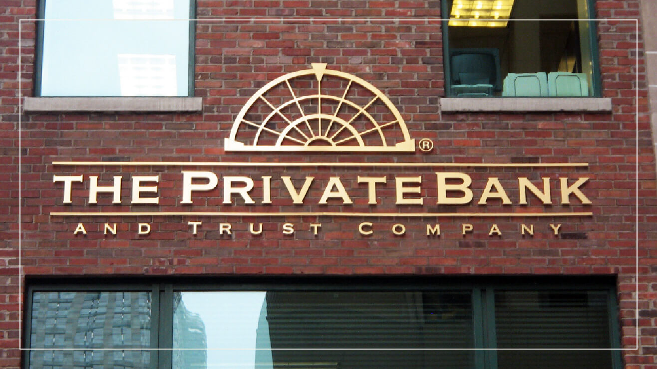 Example of bronze letters and logo.
