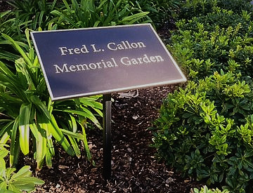 18 x 12 Bronze Garden Plaque on Heavy Duty Post