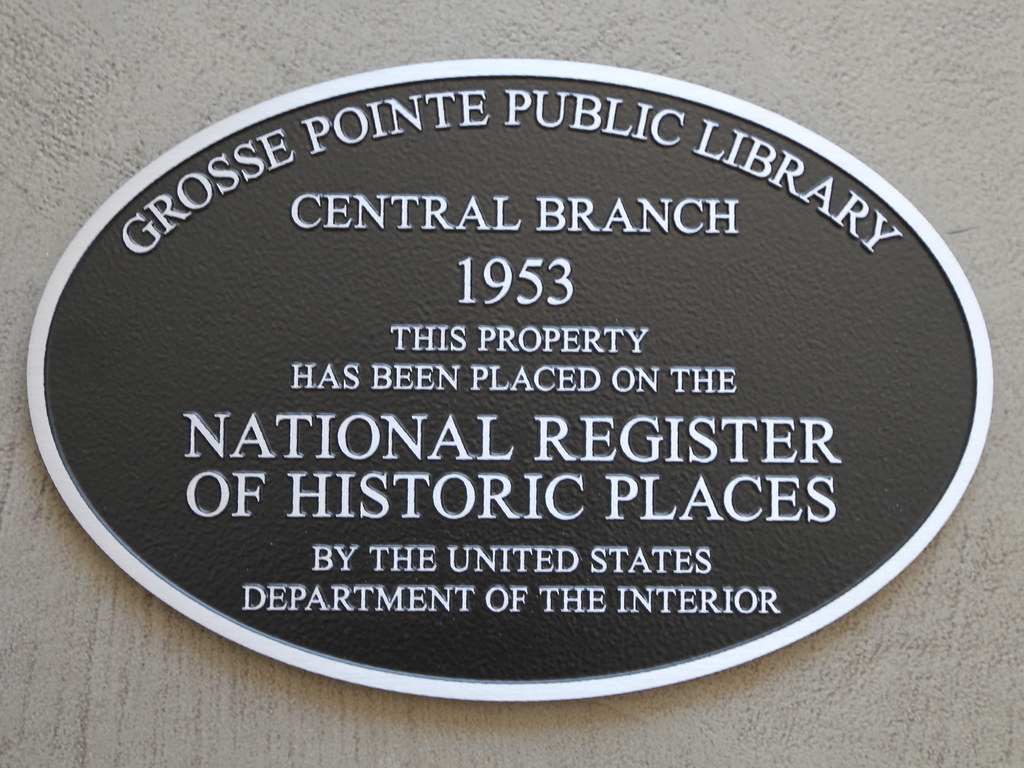 Aluminum National Registry Designation Plaque  Oval Shape