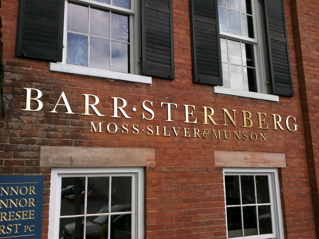 Bronze Letters for Outdoor Law Office