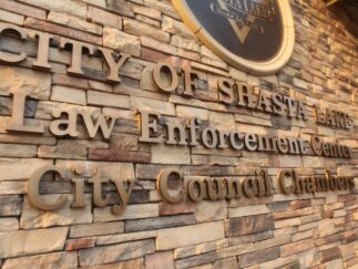 Cast Bronze Letters with Oxidized Finish for Law Enforcement Center building sign