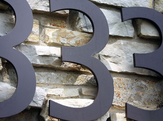 Building Numbers House Address Numbers | Custom Metal Address Letters - Impact Signs