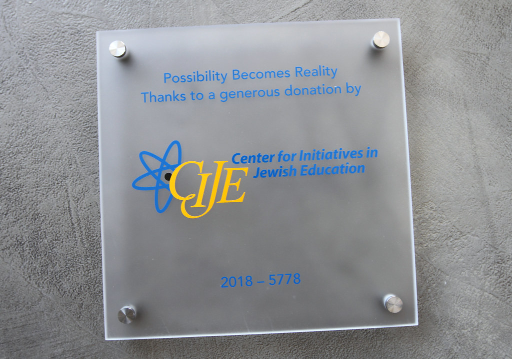 Donor Recognition Panel Sign Frosted acrylic panel with Full Color digital printed image and graphics on face