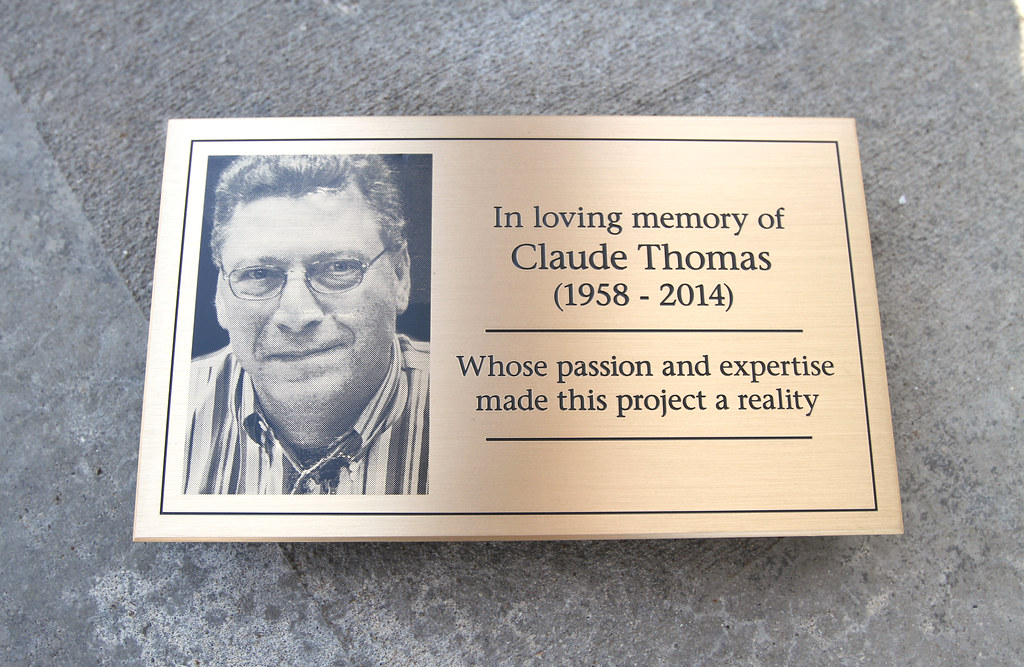 Etched Brass Plaque with Photo Etch