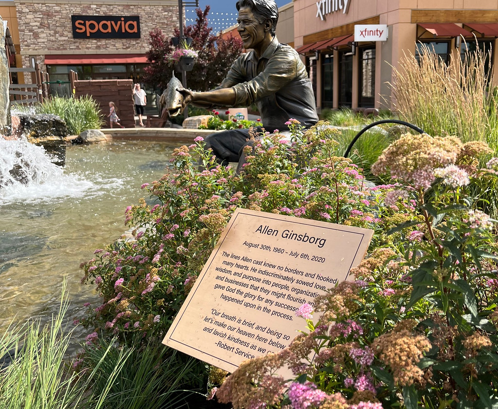 Etched bronze plaque with Heavy Duty Post mount for bronze lifesize sculpture dedication