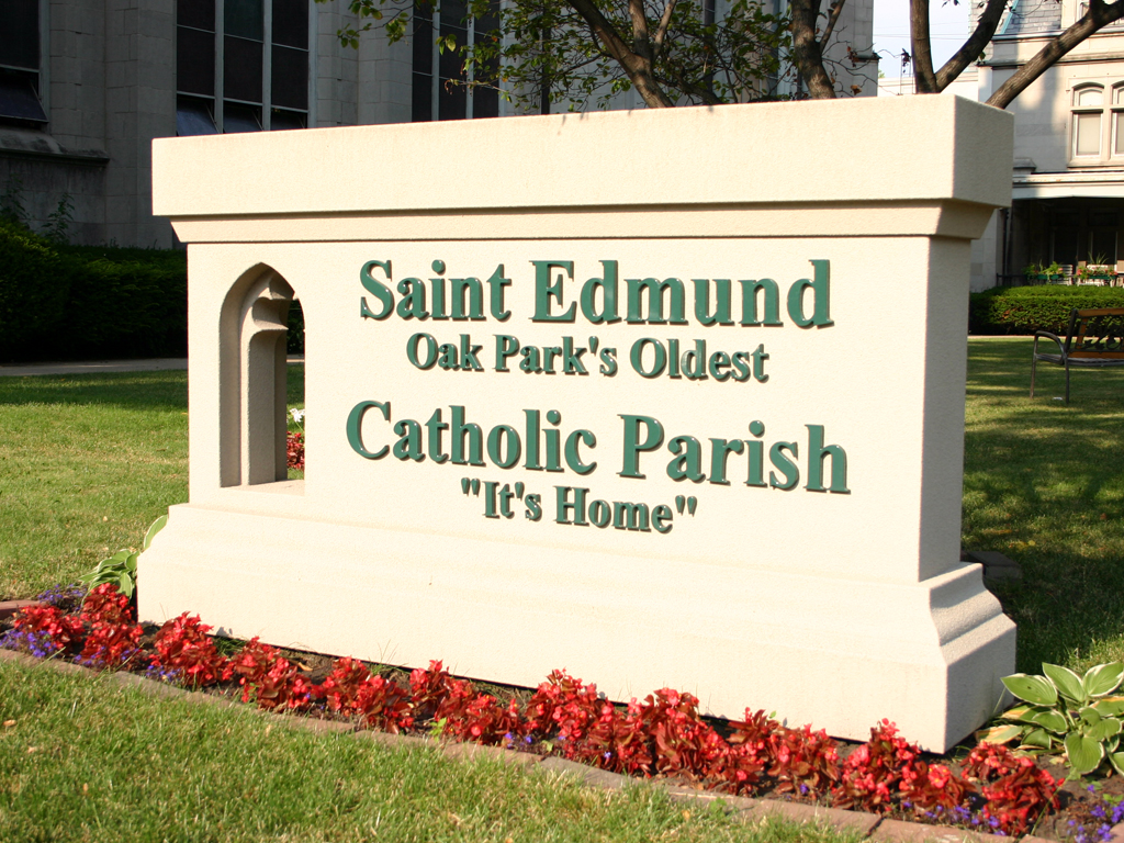 A monument sign by Impact Signs