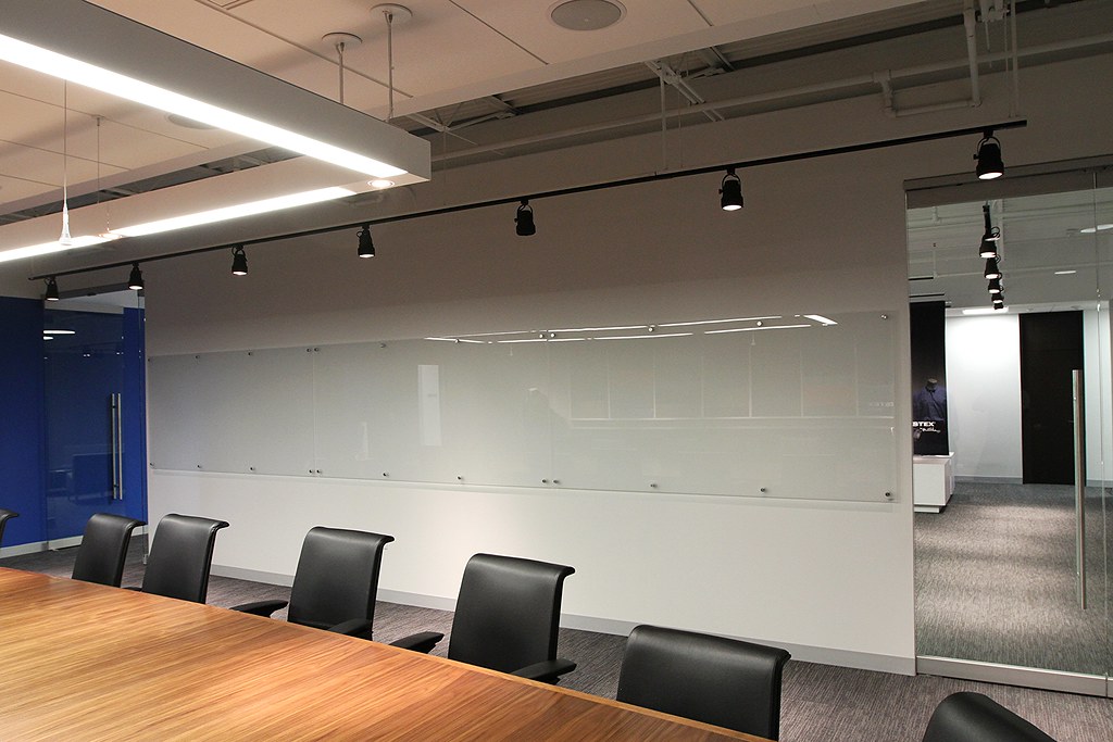 Wall of Glass Dry Erase Boards