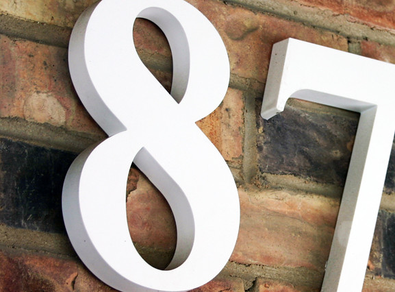 White Address letters