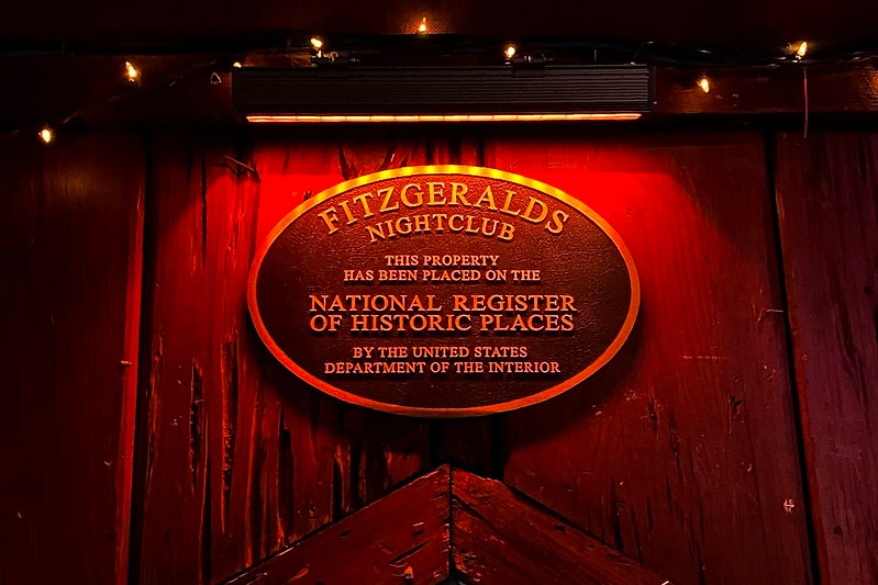 FitzGerald's Nightclub National Register bronze plaque by Impact Signs.