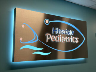 Hinsdale pediatrics sign by Impact Signs.